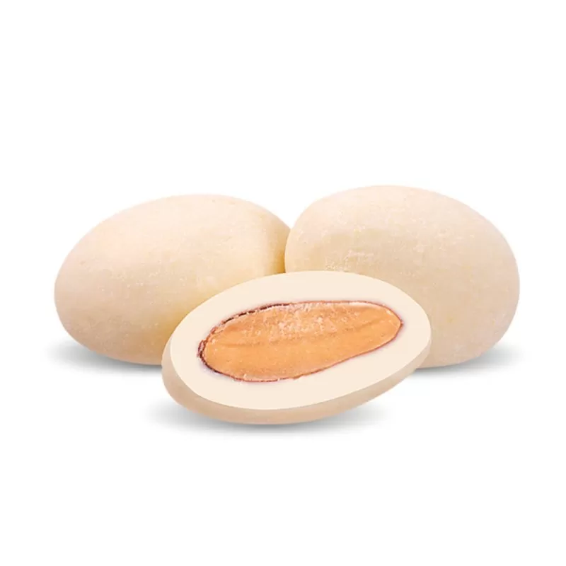 Mandle v bílé čokoládě s banánem 100 g