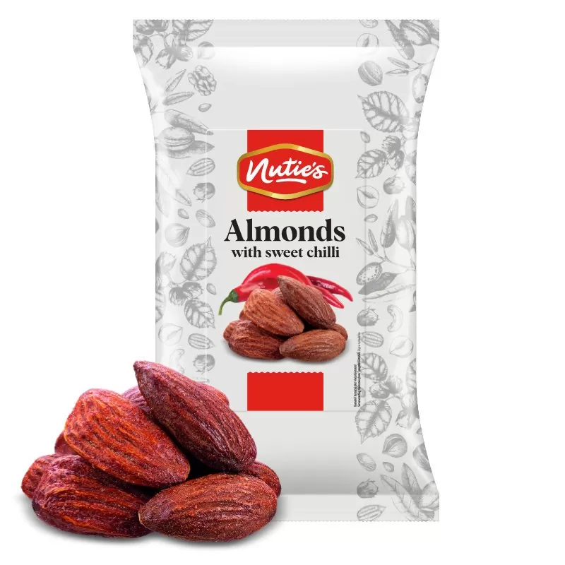 Mandle pražené s příchutí sweet chilli 500 g