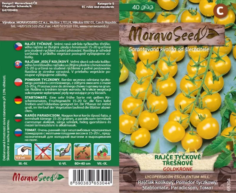 Rajče tyčkové GOLDKRONE