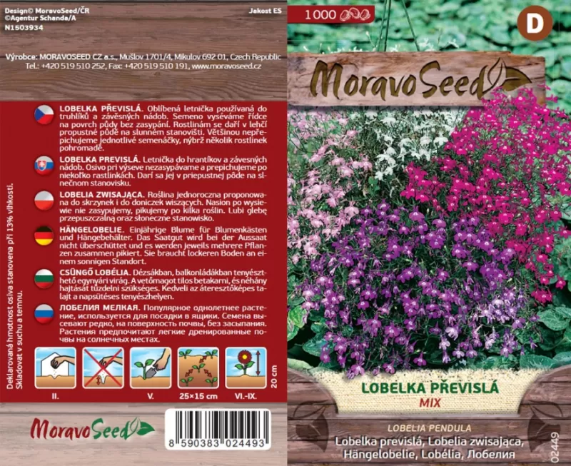 Lobelka převislá směs
