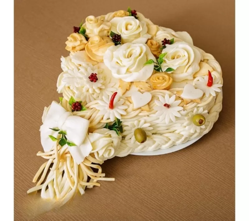 Sýrový dort srdce malé základní