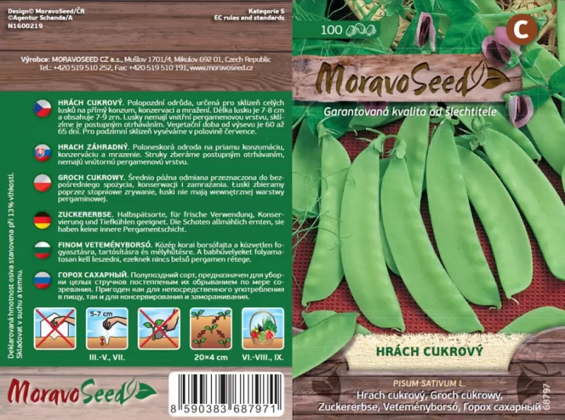 Hrách setý cukrový JESSY - EXP.12/2025