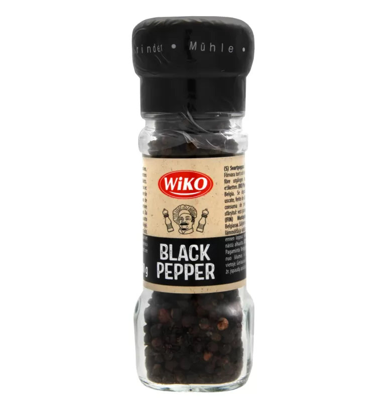 Mlýnek na koření černý pepř 50g