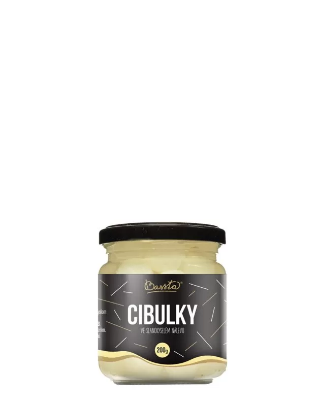 Bassta - Cibulky ve slanokyselém nálevu 200g