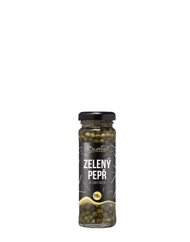 Bassta - Zelený pepř ve slaném nálevu 110g