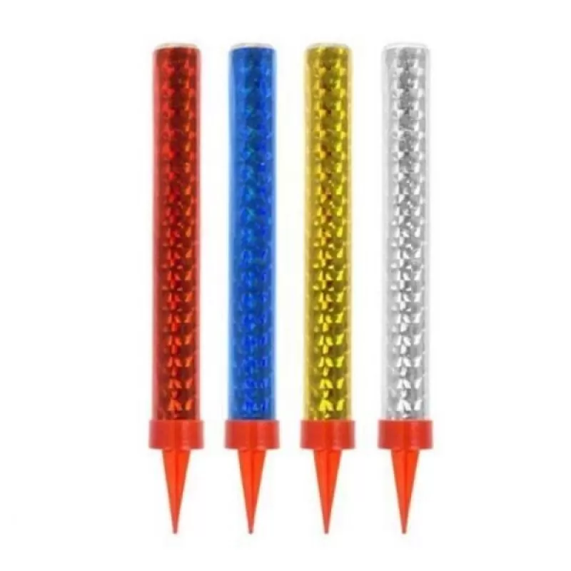 Dortové fontánky barevné 12 cm - 4 ks