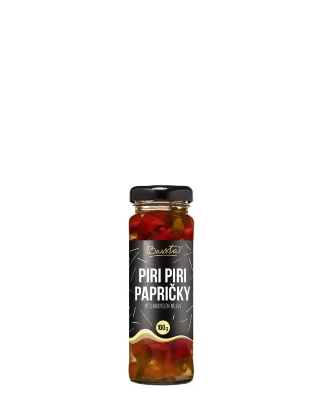 Bassta - Piri piri papričky ve slanokyselém nálevu 100g