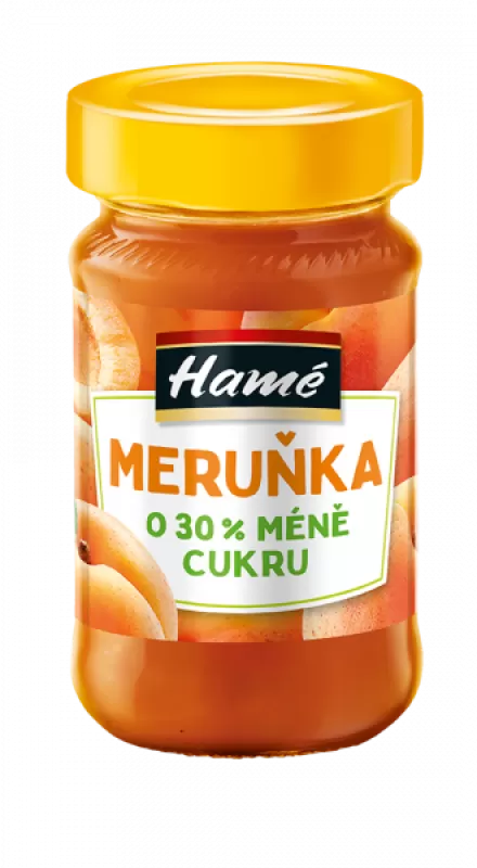 Džem HAME - Meruňka se sníženým obsahem cukru 230g