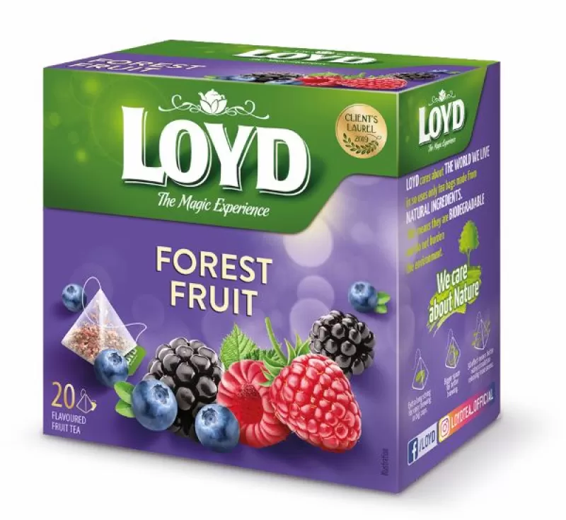 LOYD Čaj Lesní plody pyramidové sáčky 20x2g