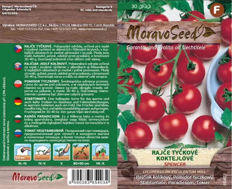 Rajče tyčkové SPENCER