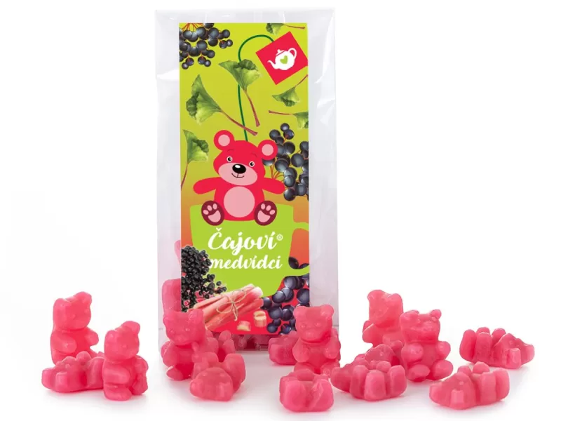 MEDVÍDKOVÝ ČAJ - rebarbora a černý bez 50g