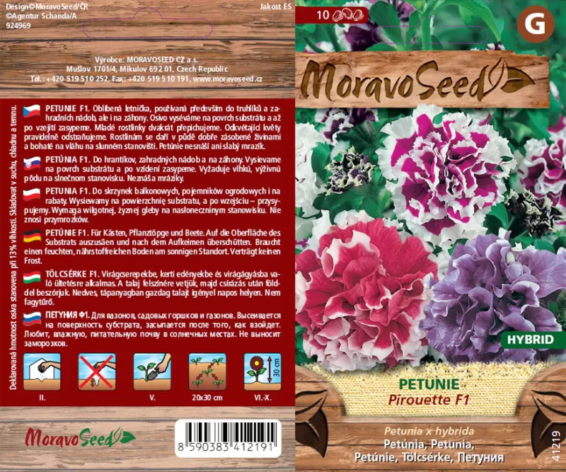 Petunie Pirouette F1 směs