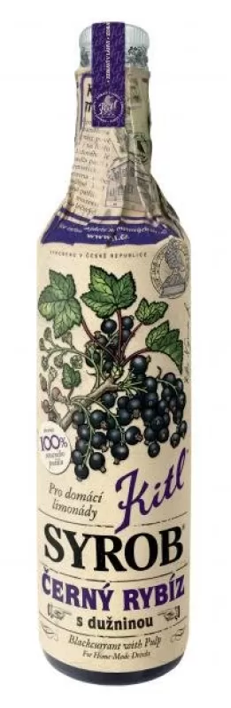 Kitl Syrob Černý rybíz s dužinou 500 ml - DMT 7/2025