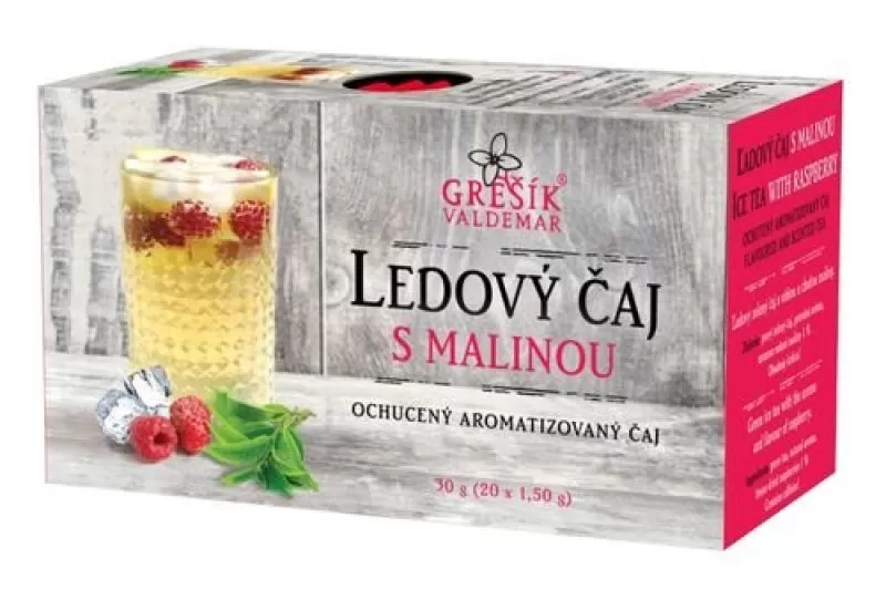 Ledový čaj s malinou 20 n.s. přebal GREŠÍK - DMT 5/2025