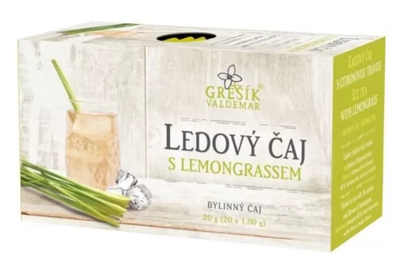 Ledový čaj s lemongrassem 20 n.s. přebal GREŠÍK - DMT 5/2025
