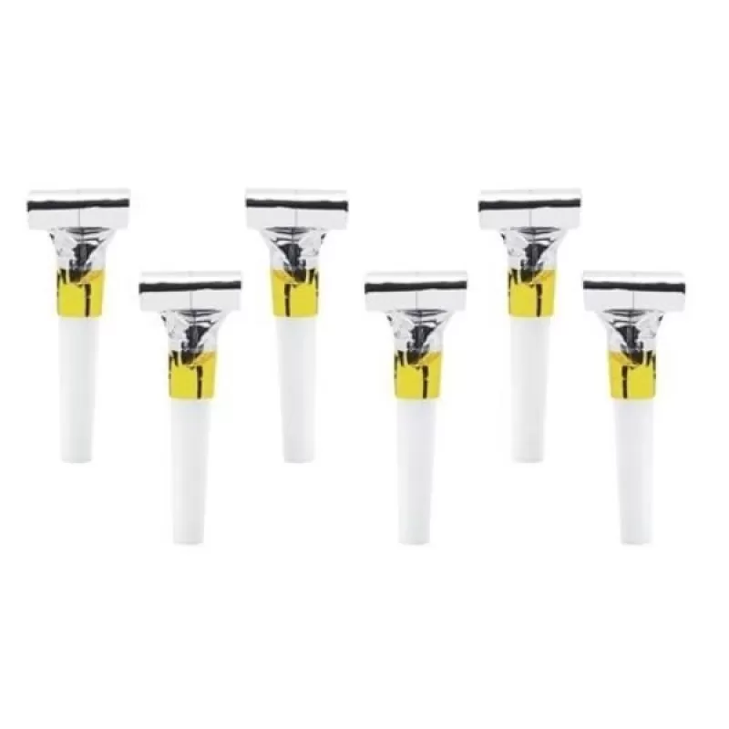 Party frkačky stříbrné 6 ks