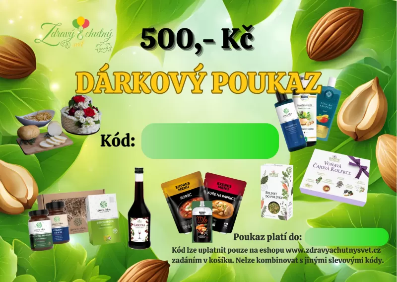 Dárkový e-poukaz 500 Kč