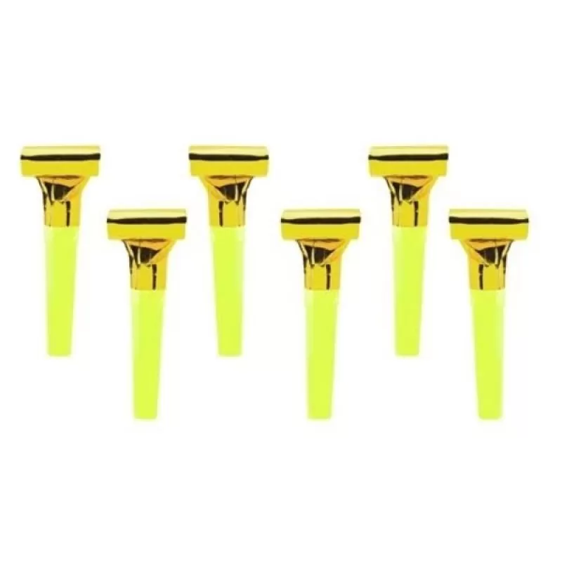 Party frkačky zlaté 6 ks