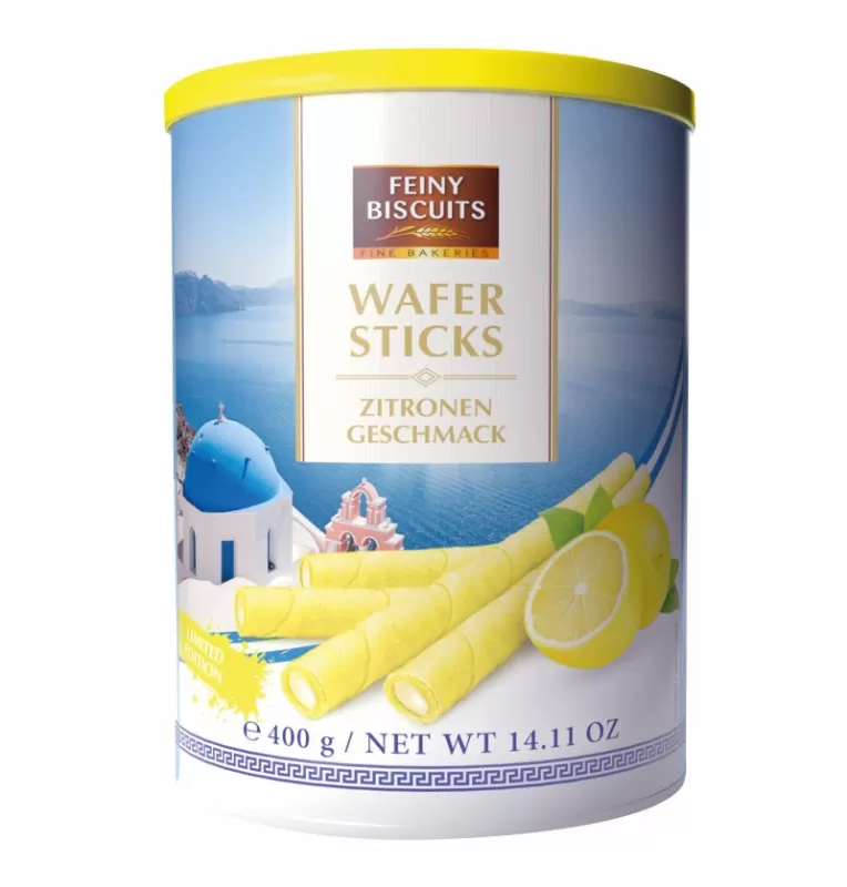 Vaflové trubičky citron 400g