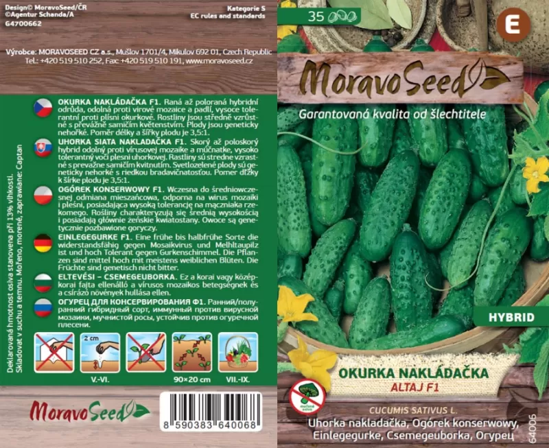 Okurky nakládačky ALTAJ F1 - EXP.12/2025