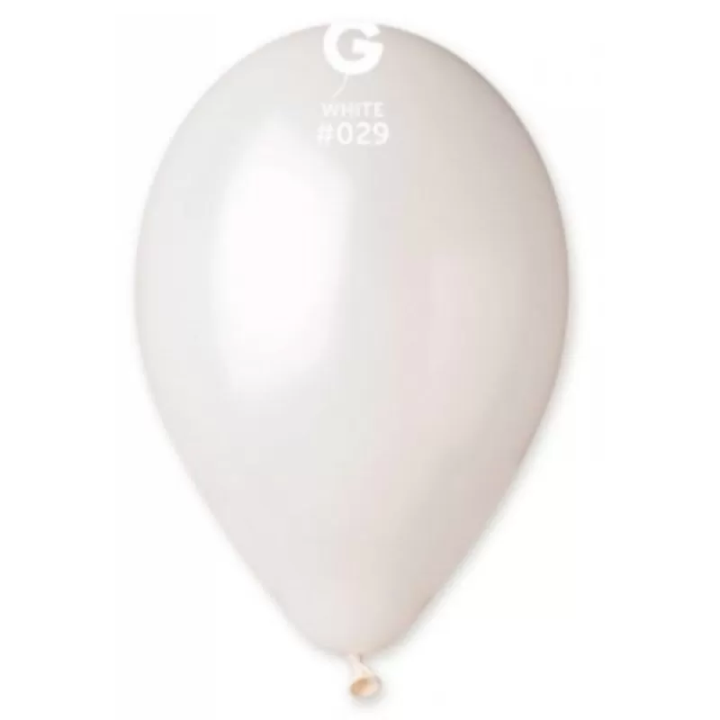 Metalický balonek perleťový 28 cm