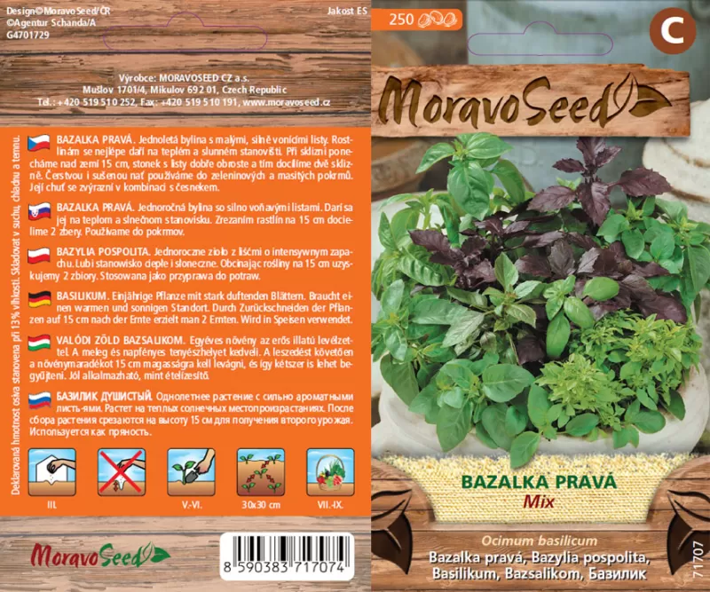 Bazalka pravá MIX
