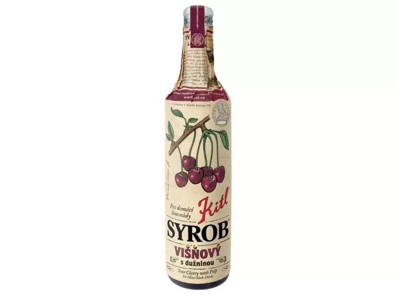 Kitl Syrob Višňový s dužinou 500 ml